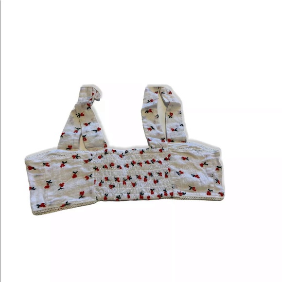 Free People Womens Britt White Wireless Bra - Picture 6 of 8